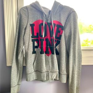 Pink Victoria’s Secret hoodie